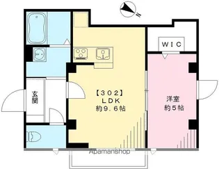 マトーニ ロッシ【302号室号室】の間取り