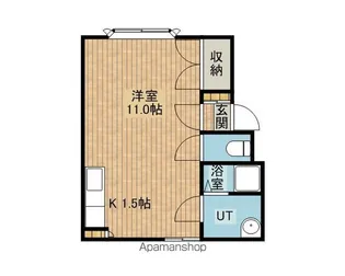 フラワーパークハイツ【207号室】の間取り