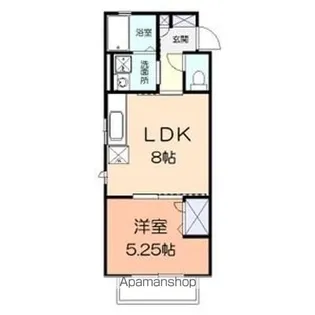 コンフォートB【101号室】の間取り