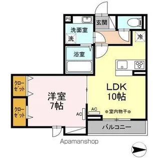 セジュール春日町2【2階】の間取り