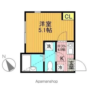 ヴィクトワール【2階】の間取り