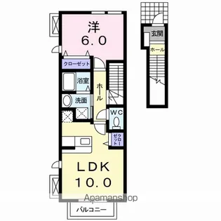 FELICITY A【2階】の間取り