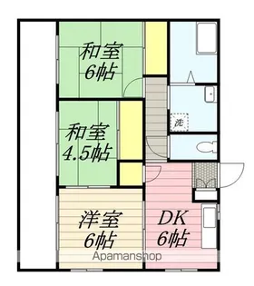 コートパル戸塚【3階】の間取り