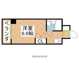 エメモア春岡【611号室】の間取り