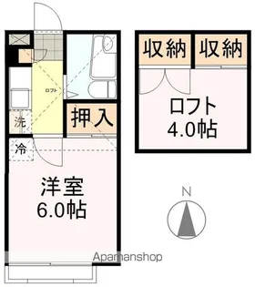 メゾン・ド・ジュンⅣB【102号室】の間取り
