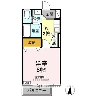 シティハイム【2階】の間取り