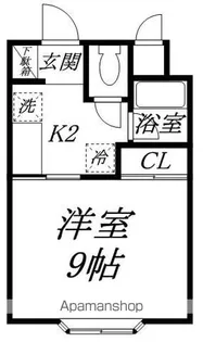 CLAIRE港町(クレール港町)【1階】の間取り