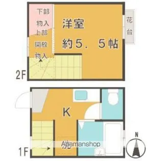 ビラ・モジュール藤崎【1階】の間取り