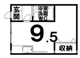 ロジェ浪花【2階】の間取り