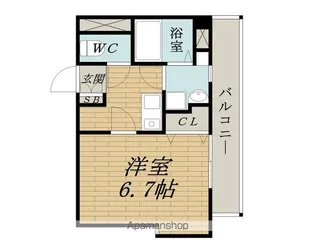 U RESIDENCE新大阪(アルヴィータ新大阪)【806号室】の間取り