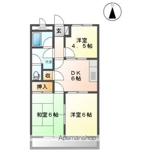 メゾンエクセル【3階】の間取り