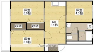 本多第2ビル【3階】の間取り