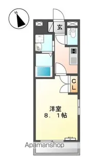 サンライツK【2階】の間取り