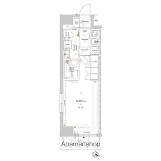 ルクレ高円寺アジールコート【404号室】の間取り