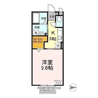 ラフォーレ山崎 A【2階】の間取り