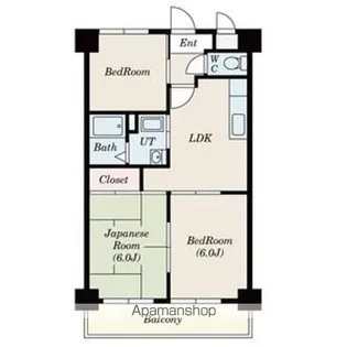 サン花塚【3階】の間取り