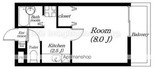 フローレンス【303号室】の間取り