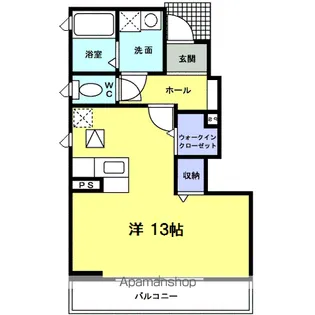 ベルフォーレ【1階】の間取り
