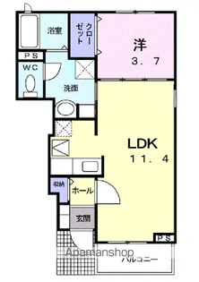 プロムナード・ヴィオラ【1階】の間取り