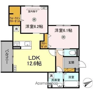 D’S LIEN (ディーズリアン) C【3階】の間取り