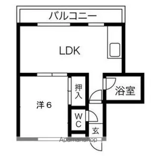 レインボーKAZU【306号室】の間取り