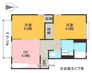 カモミールD棟【1階】の間取り