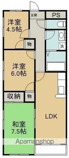 フォーエバー小林【3階】の間取り