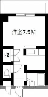 エレガンスメゾン6A【5階】の間取り