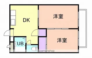 マンション吹上【3階】の間取り