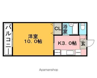 エトランゼ5宮本【3階】の間取り