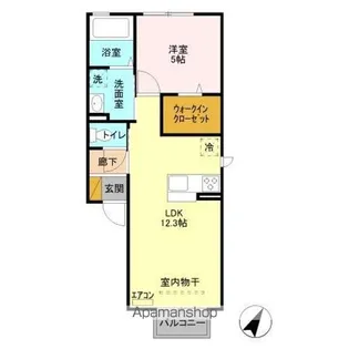 ベアー フルーツ【2階】の間取り