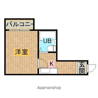 マンション元目【1階】の間取り