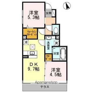 プリマヴェーラ【1階】の間取り