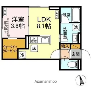KURASHIRO【1階】の間取り