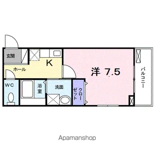 ゼファーハウスK【2階】の間取り
