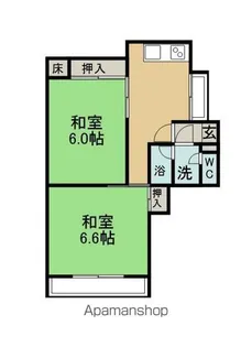 長野県長野市平林2丁目【マンション】の間取り