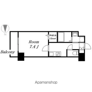 プレイズシード名古屋亀島【6階】の間取り