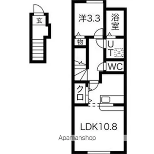 メゾン・プレッソ【2階】の間取り
