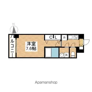 S-RESIDENCE桜本町awesome【12階】の間取り