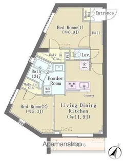 バルム下馬【2階】の間取り
