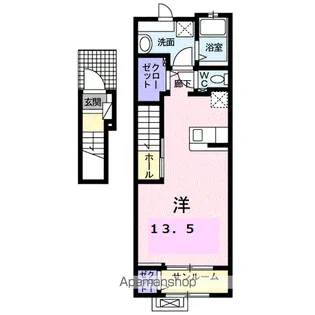 ブライト スクエアⅠ【2階】の間取り
