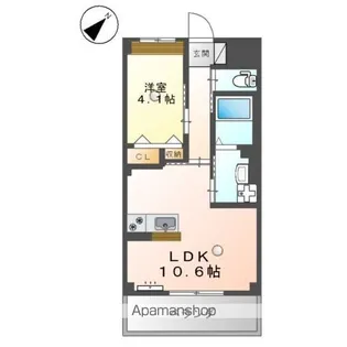 (仮称)門司区松原マンション【205号室】の間取り