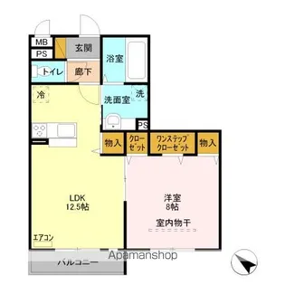 イルソーレ吉川美南 ジャッロ【3階】の間取り