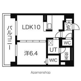 エッセンシア稲穂レジデンス【407号室】の間取り