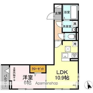 サンティエⅠ【1階】の間取り