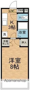 ヒューマンライフギブ&ギブB【307号室】の間取り