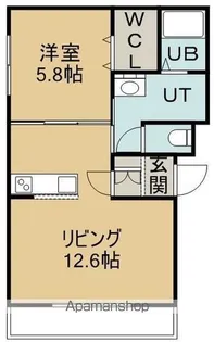 エテルノ美原【1階】の間取り