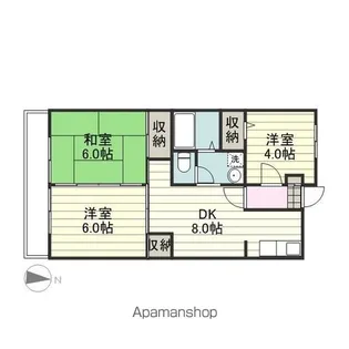 TOWAヒルズ【2階】の間取り