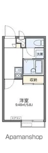 レオパレスヴィラ グラツィア【2階】の間取り