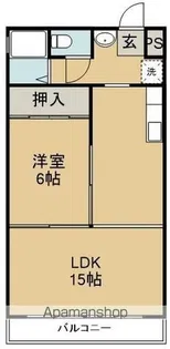 パルティーレ幸町【3階】の間取り